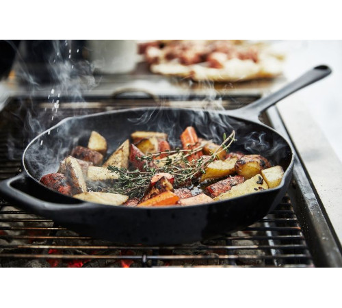 Grill węglowy, czarny/stal nierdz na zewnątrz GRILLSKÄR 304.714.47