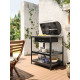 Grill węglowy, czarny/stal nierdz na zewnątrz GRILLSKÄR 304.714.47