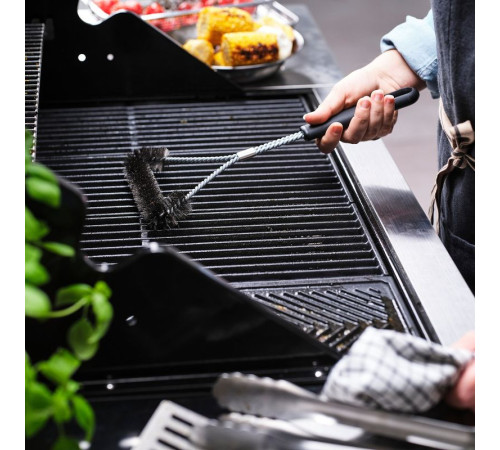 Щетка для чистки гриля Grilltider из нержавеющей стали/черного цвета 506.143.94