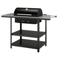 Grill na węgiel drzewny z 2 stol, stal nierdz/na zewnątrz GRILLSKÄR 994.952.24