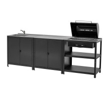 Кухонная мойка/угольный гриль, нержавеющая сталь GRILLSKÄR 494.962.97