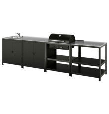 Zlew kuchenny/grill węglowy ogr, stal nierdz GRILLSKÄR 794.968.80