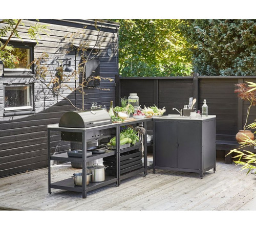 Zlew kuchenny/grill węglowy ogr, stal nierdz GRILLSKÄR 994.964.45