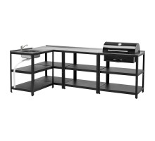 Zlew kuchenny/grill węglowy ogr, stal nierdz GRILLSKÄR 994.964.45