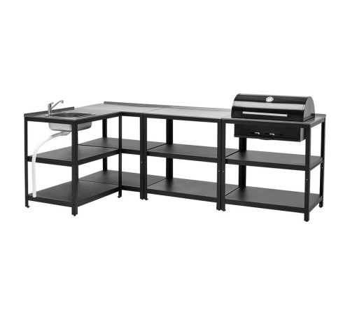 Zlew kuchenny/grill węglowy ogr, stal nierdz GRILLSKÄR 994.964.45