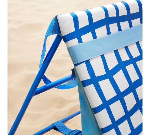 Leżak, niebieski/biały STRANDÖN 205.911.10