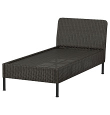 Модульный шезлонг, садовый/техноротанг темно-серый VITTSKÄR 295.912.57
