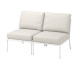 Sofa 2-osobowa, na zewnątrz, biały/beżowy/Frösön/Duvholmen beżowy SEGERÖN 195.784.16
