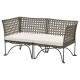 2-osobowa sofa modułowa, zewn, ciemnoszary/Kuddarna jasny szarobeżowy JUTHOLMEN 295.782.27