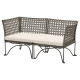 2-osobowa sofa modułowa, zewn, ciemnoszary/Kuddarna jasny szarobeżowy JUTHOLMEN 295.782.27