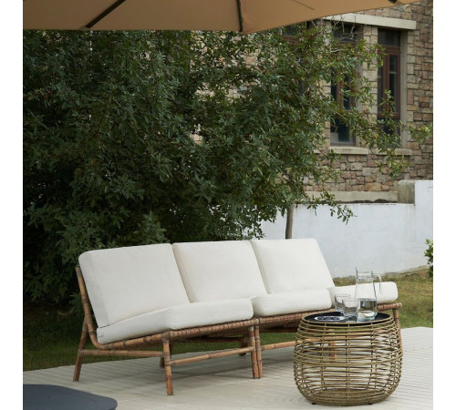 3-osobowa sofa modułowa, zewn, brązowy/Frösön/Duvholmen beżowy TVARÖ 495.800.31