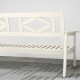 BONDHOLMEN sofa 2-osobowa, na zewnątrz, biały/beżowy, 139x81x73 cm