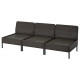 Sofa modułowa, 3-osobowa, na zewnątrz/technorattan ciemnoszary VITTSKÄR 595.911.28
