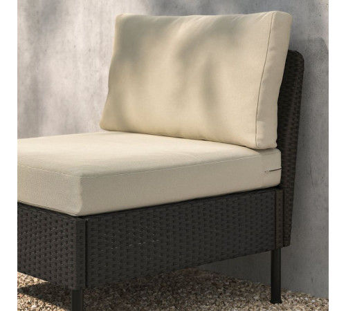 Fotel modułowy, na zewnątrz rattan z tworzywa sztu. ciemnoszary/Frösön/Duvholmen beżowy VITTSKÄR 695.909.82