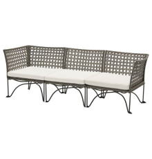 3-osobowa sofa modułowa, zewn, ciemnoszary/Kuddarna jasny szarobeżowy JUTHOLMEN 895.782.34