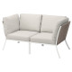Sofa 2-osobowa, na zewnątrz, biały/beżowy/Frösön/Duvholmen beżowy SEGERÖN 996.135.19