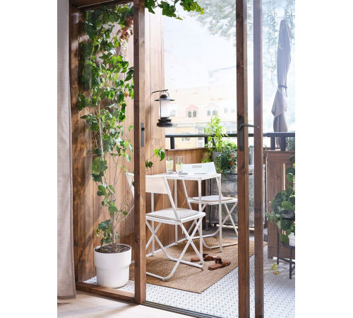 Stół, ogrodowy, biały FEJAN 404.690.19