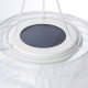 Lampa wisząca na energię słon. LED, na zewnątrz/kula biały SOLVINDEN 006.150.08