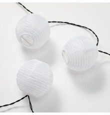 Girlanda LED, 12 lampek, na baterie biały SOLVINDEN 006.154.85