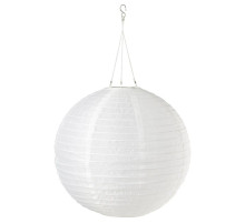 Lampa wisząca na energię słon. LED, na zewnątrz/kula biały SOLVINDEN 606.150.29