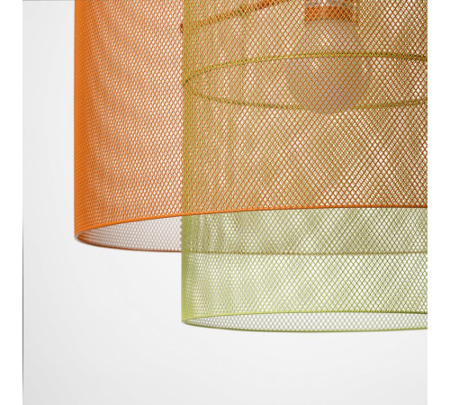 Lampa sufitowa, siatka pomarańczowy/jasnozielony SOLVINDEN 006.174.13