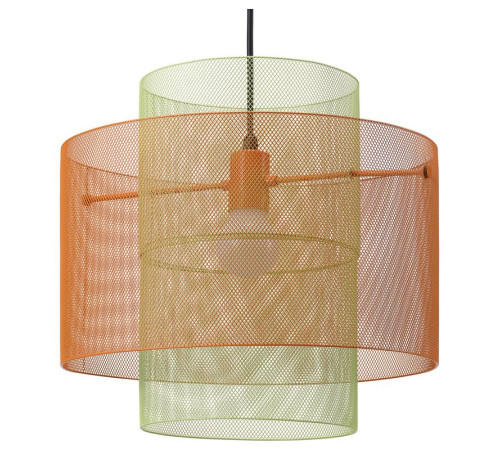 Lampa sufitowa, siatka pomarańczowy/jasnozielony SOLVINDEN 006.174.13