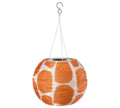 Lampa wisząca, kropki/na baterię słoneczną pomarańczowy SOLVINDEN 306.147.38