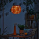 Lampa wisząca, kropki/na baterię słoneczną pomarańczowy SOLVINDEN 306.147.38