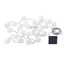 Girlanda LED, 24 lampki, na zewnątrz na baterię słoneczną/kula biały SOLARVET 805.738.96