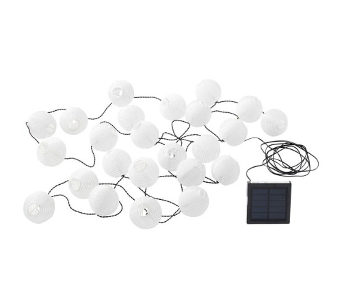 Girlanda LED, 24 lampki, na zewnątrz na baterię słoneczną/kula biały SOLARVET 805.738.96