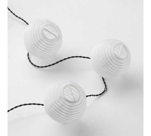 Girlanda LED, 24 lampki, na zewnątrz na baterię słoneczną/kula biały SOLARVET 805.738.96