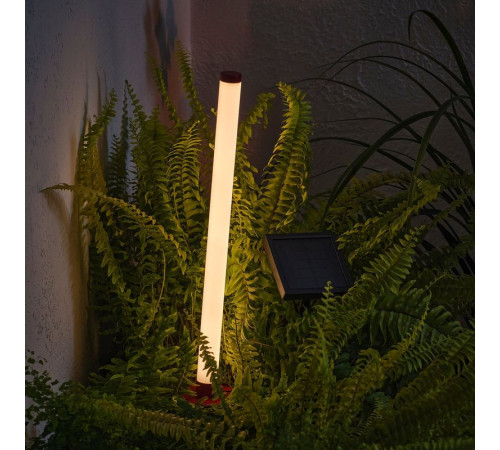Lampa ogrodowa, energia słoneczna, czerwony SOLVINDEN 906.191.82