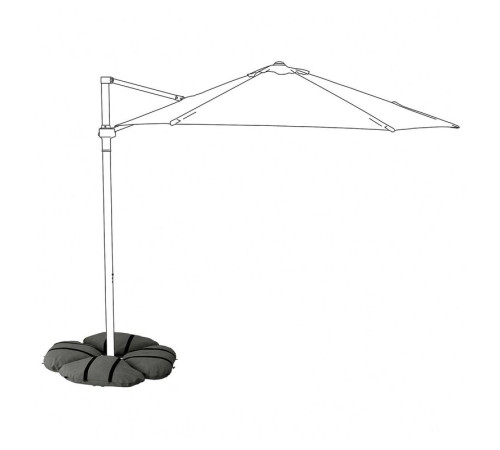 Worki na piasek do obciąż. parasola, ciemnoszary IGGÖN 105.858.50