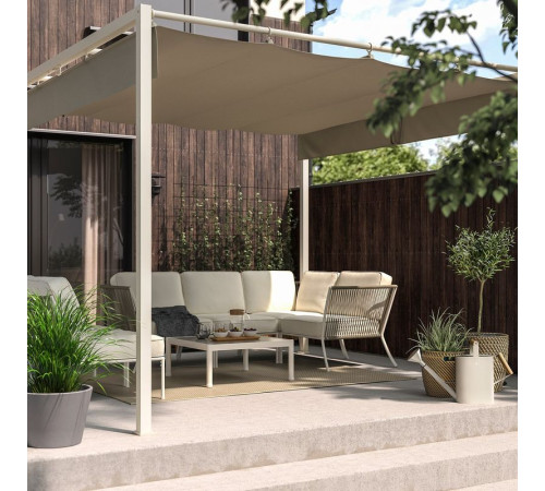 Pergola, szarobeżowy/ciemny szarobeżowy HAMMARÖN 205.492.39