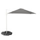 Parasol, wiszący z podstawą, szary/ciemnoszary HÖGÖN / IGGÖN 295.762.28