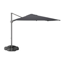 Parasol, wiszący z podstawą, antracyt/ciemnoszary SEGLARÖ / IGGÖN 795.762.21