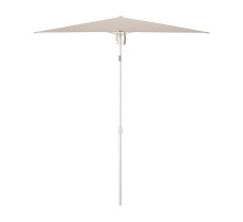 Parasol, z nachyleniem/szarobeżowy biały TVETÖ 804.688.57