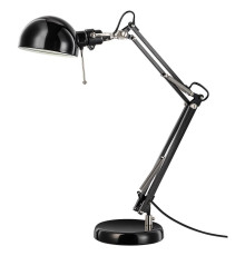 Lampa biurkowa, czarny FORSÅ 001.467.76