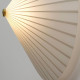 Lampa ścienna, stała instalacja, wzór w paski/biały szkło RORKULT 005.754.32