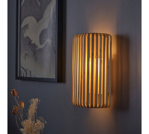 Lampa ścienna, stała instalacja, bambus VARPTROSS 205.951.32