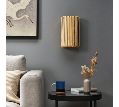 Lampa ścienna, stała instalacja, bambus VARPTROSS 205.951.32