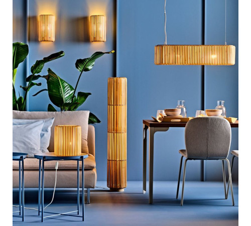 Lampa ścienna, stała instalacja, bambus VARPTROSS 205.951.32