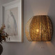 Lampa ścienna, stała instalacja, turzyca/wykonano ręcznie MÅNALG 604.846.98