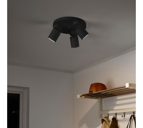 Lampa sufitowa, 3 reflektory, antracyt NYMÅNE 904.150.81