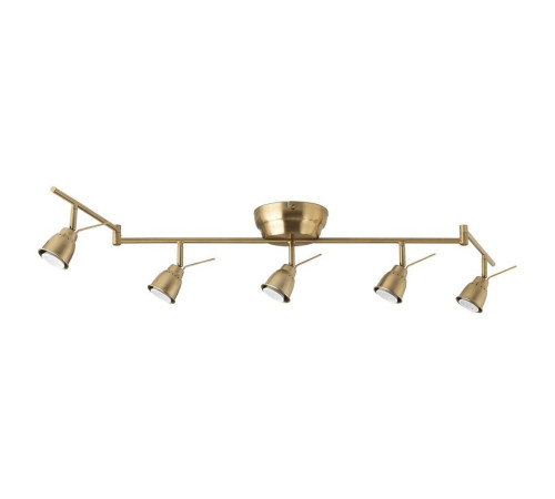 Lampa sufitowa, 5 reflektorów, kolor mosiądzu BAROMETER 603.646.34