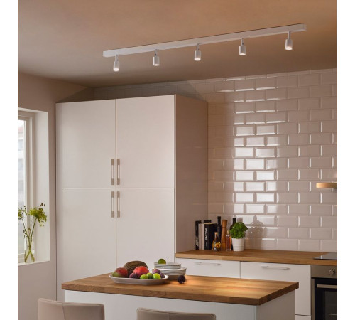 Lampa sufitowa LED, 5 reflektorów, biały BÄVE 805.272.39