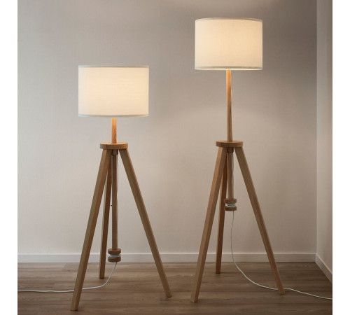 Lampa podłogowa, jesion/biały LAUTERS 304.050.42