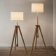 Lampa podłogowa, jesion/biały LAUTERS 304.050.42