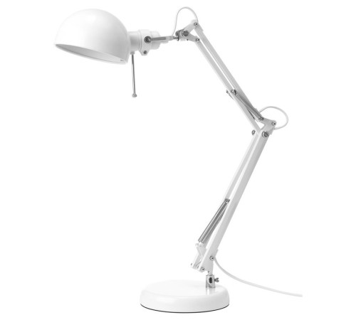 Lampa biurkowa, biały FORSÅ 304.391.17