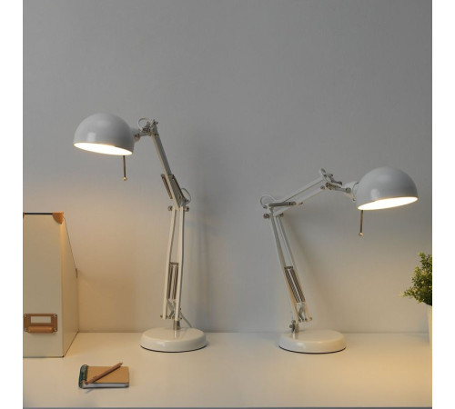 Lampa biurkowa, biały FORSÅ 304.391.17